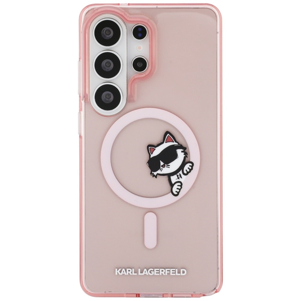 Karl Lagerfeld IML Peekaboo Choupette MagSafe-etui for Samsung Galaxy S26 Ultra - Rosa