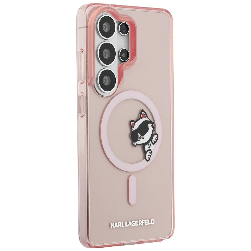 Karl Lagerfeld IML Peekaboo Choupette MagSafe-etui for Samsung Galaxy S26 Ultra - Rosa