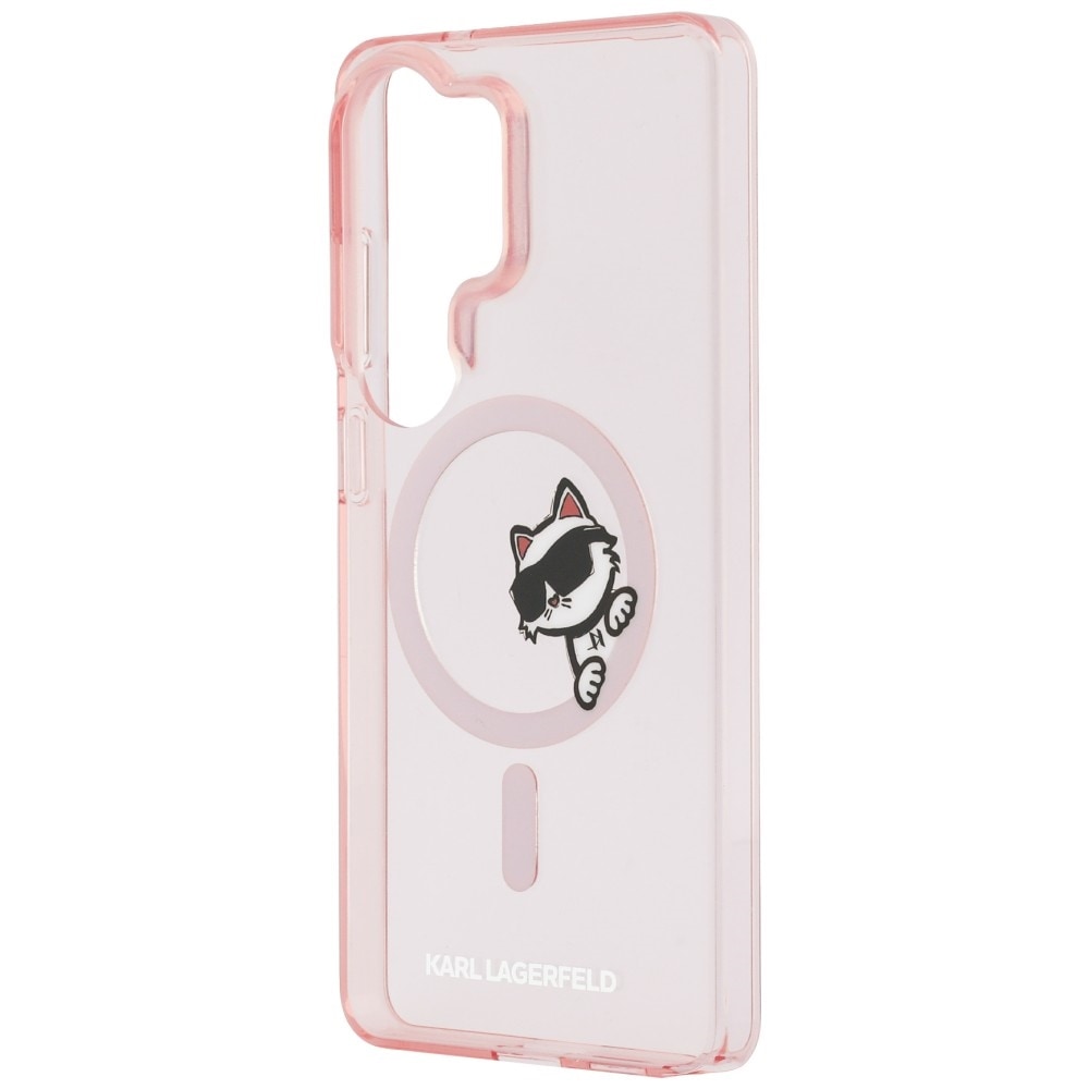 Karl Lagerfeld IML Peekaboo Choupette MagSafe-etui for Samsung Galaxy S26 Ultra - Rosa