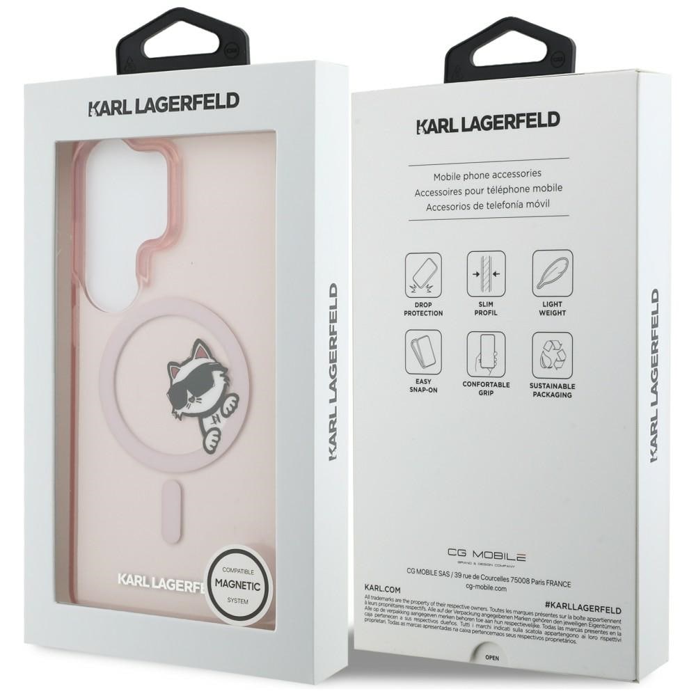 Karl Lagerfeld IML Peekaboo Choupette MagSafe-etui for Samsung Galaxy S26 Ultra - Rosa