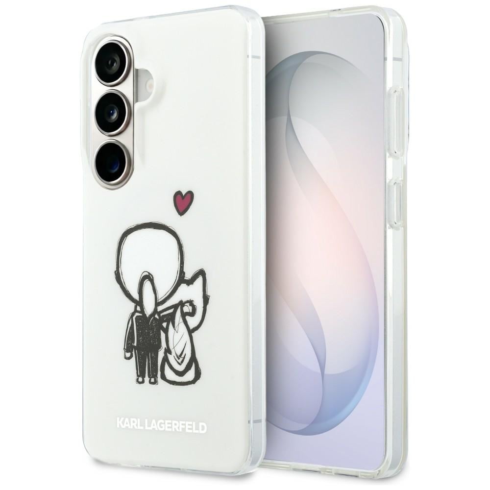 Karl Lagerfeld IML Karl&Choupette MagSafe-etui for Samsung Galaxy S26 - gjennomsiktig