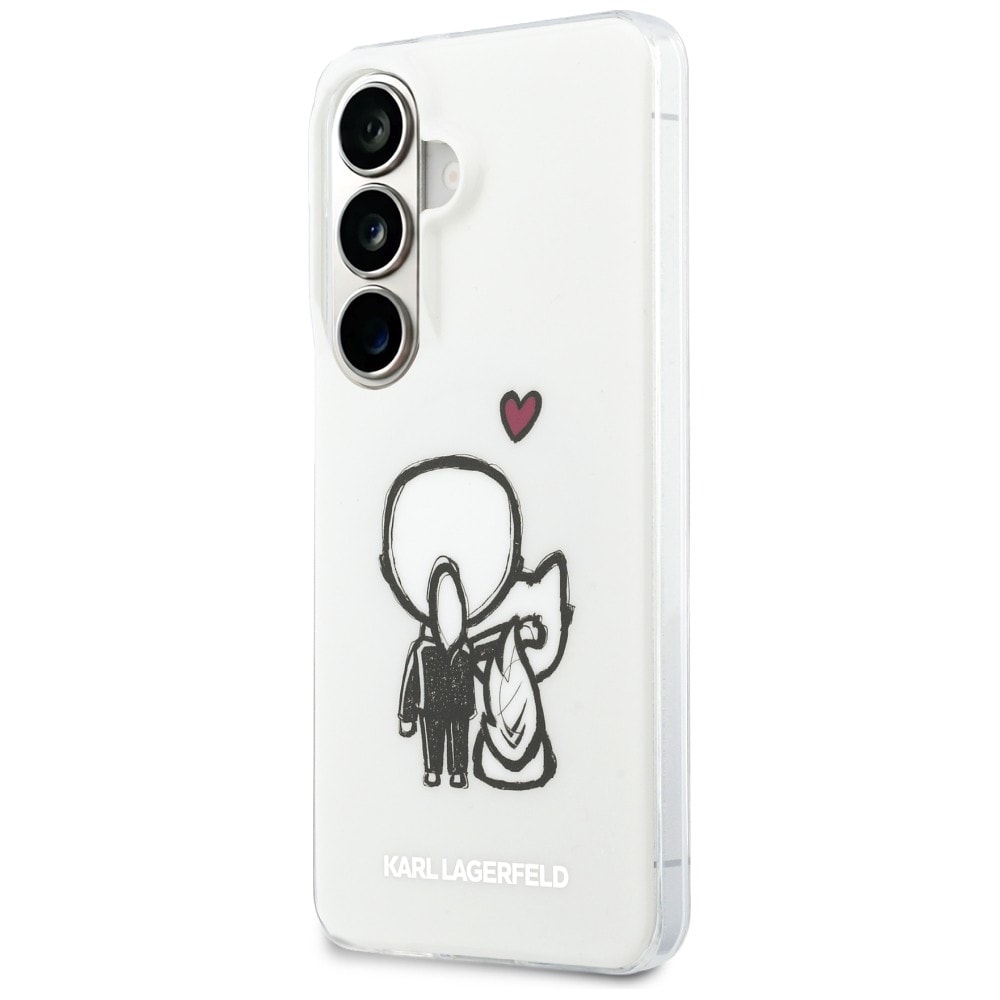 Karl Lagerfeld IML Karl&Choupette MagSafe-etui for Samsung Galaxy S26 - gjennomsiktig