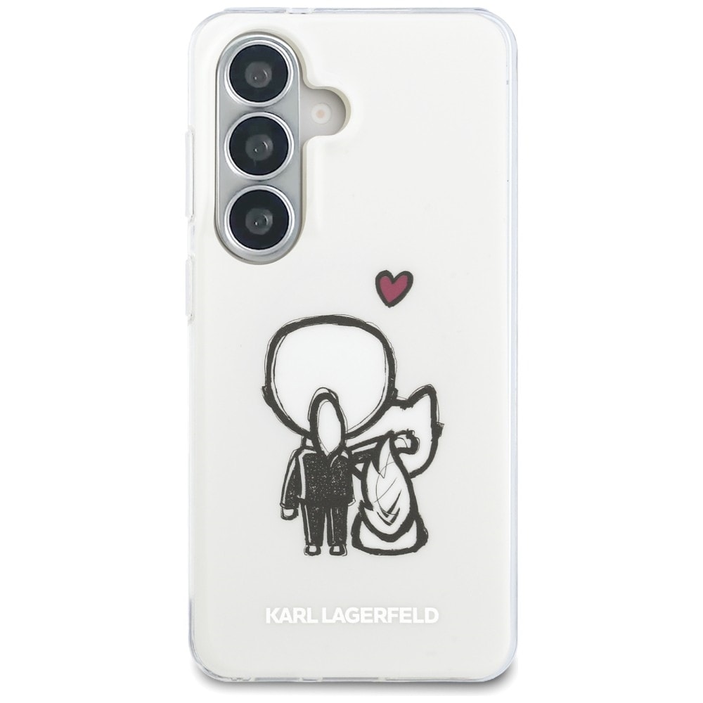 Karl Lagerfeld IML Karl&Choupette MagSafe-etui for Samsung Galaxy S26 - gjennomsiktig