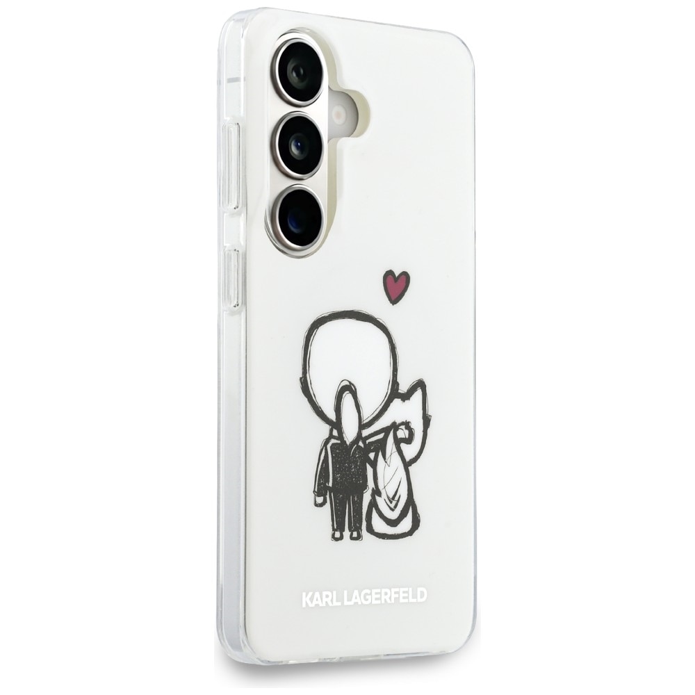 Karl Lagerfeld IML Karl&Choupette MagSafe-etui for Samsung Galaxy S26 - gjennomsiktig