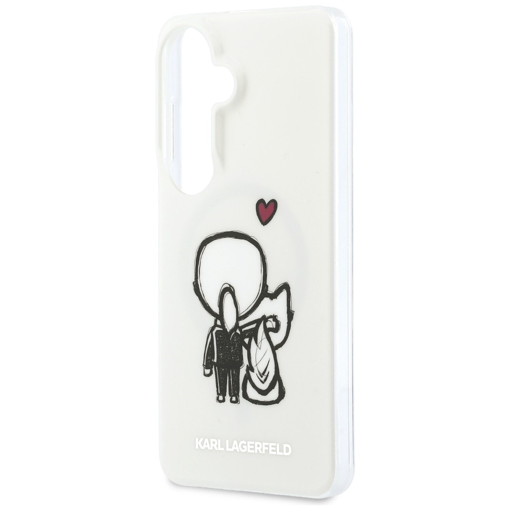 Karl Lagerfeld IML Karl&Choupette MagSafe-etui for Samsung Galaxy S26 - gjennomsiktig