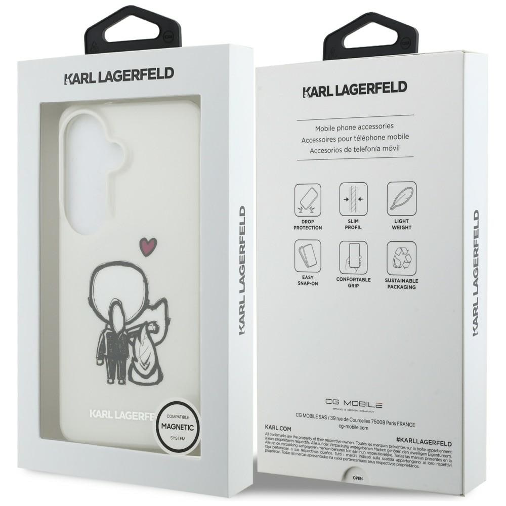 Karl Lagerfeld IML Karl&Choupette MagSafe-etui for Samsung Galaxy S26 - gjennomsiktig