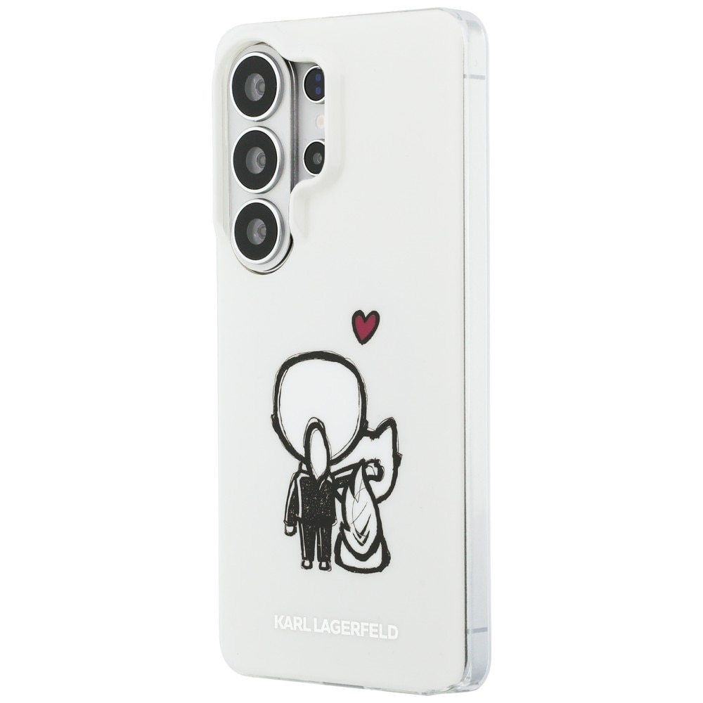 Karl Lagerfeld IML Karl&Choupette MagSafe-etui for Samsung Galaxy S26 Ultra - gjennomsiktig