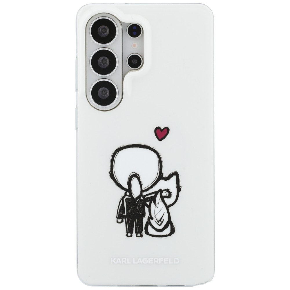Karl Lagerfeld IML Karl&Choupette MagSafe-etui for Samsung Galaxy S26 Ultra - gjennomsiktig