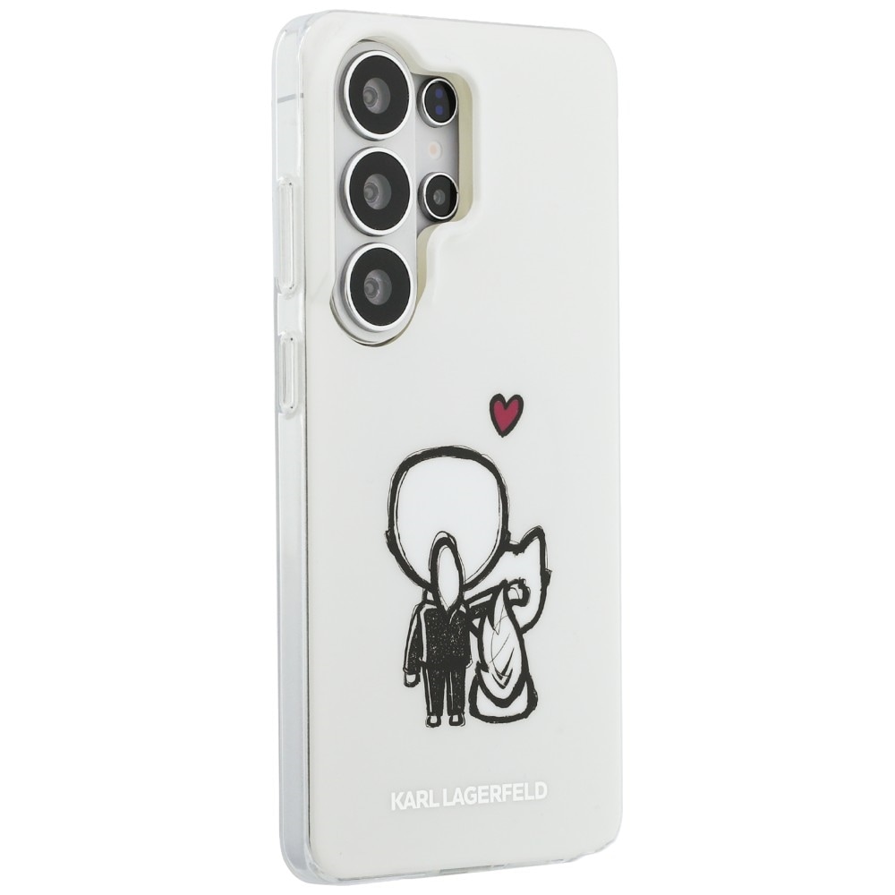 Karl Lagerfeld IML Karl&Choupette MagSafe-etui for Samsung Galaxy S26 Ultra - gjennomsiktig