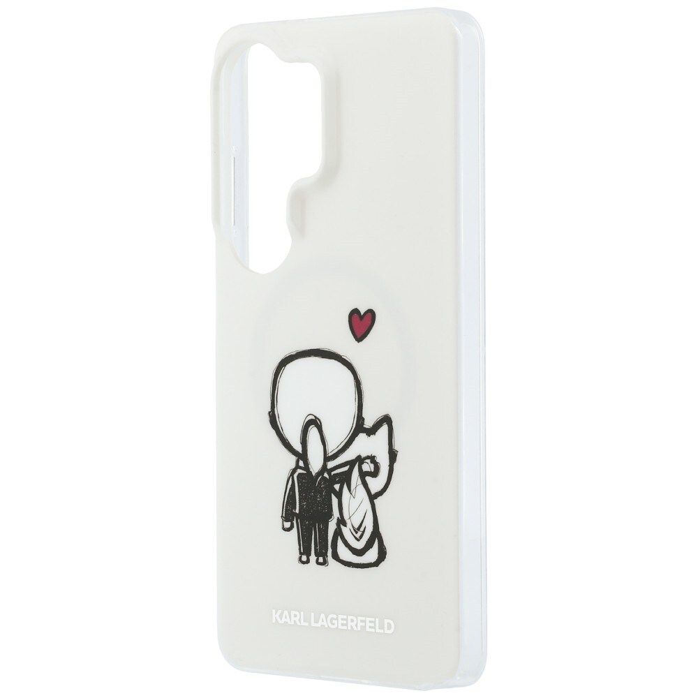 Karl Lagerfeld IML Karl&Choupette MagSafe-etui for Samsung Galaxy S26 Ultra - gjennomsiktig