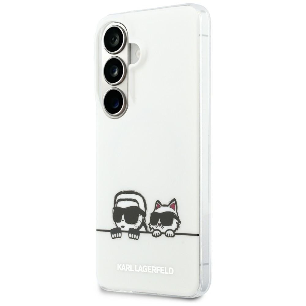 Karl Lagerfeld IML Peekaboo Karl&Choupette MagSafe-etui for Samsung Galaxy S26 - gjennomsiktig