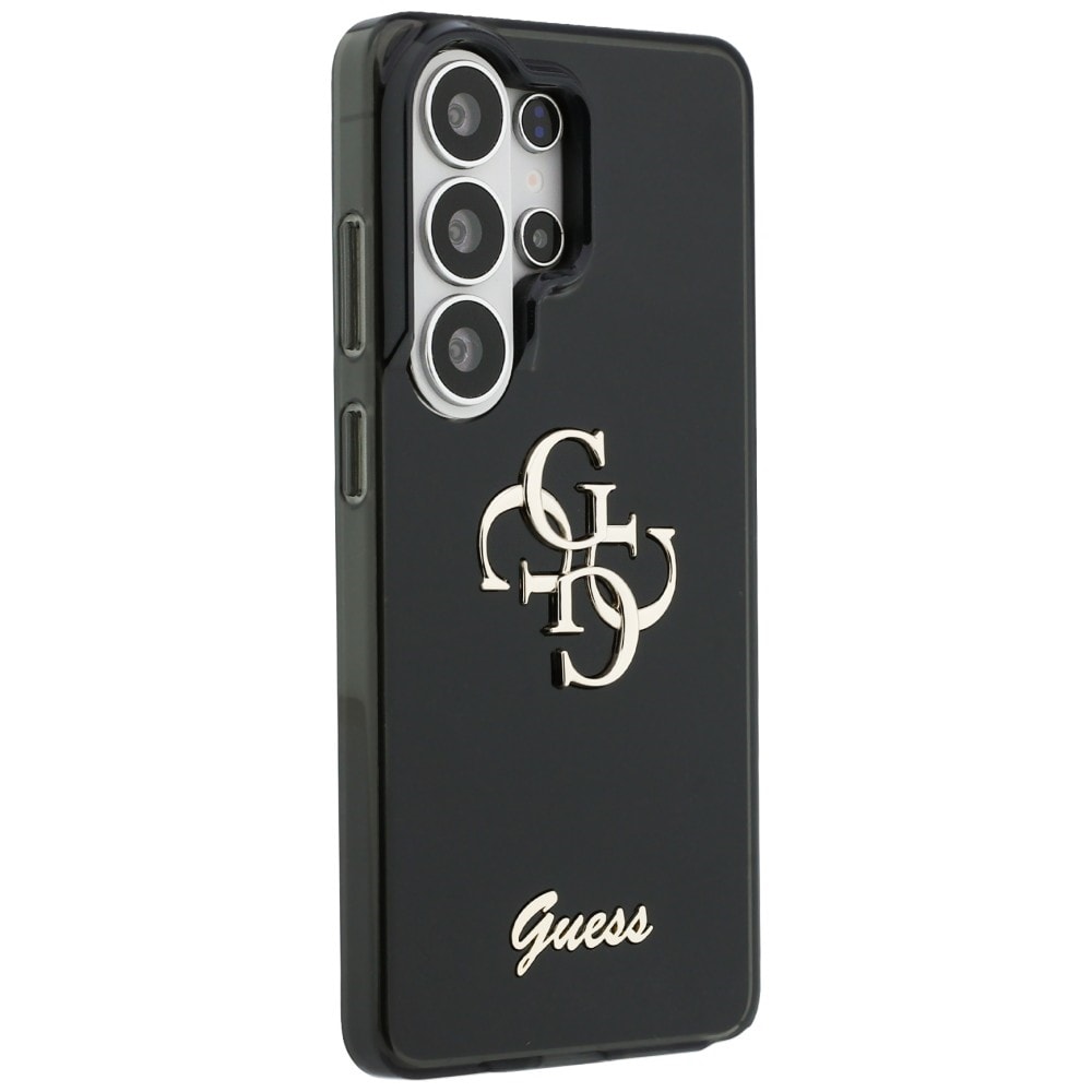 Guess IML Big Metal 4G Script-etui for Samsung Galaxy S26 Ultra - svart