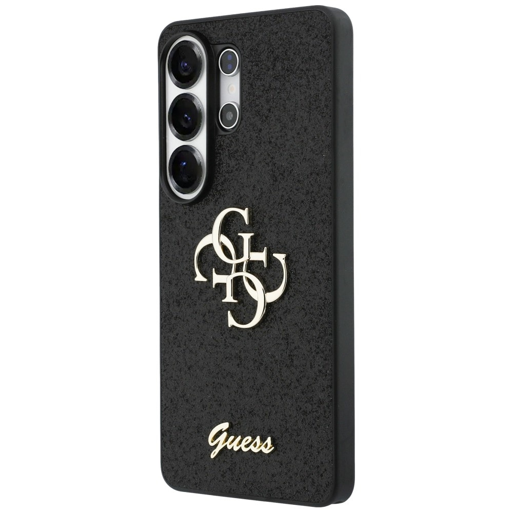 Guess Fast glitter Big 4G metallogo-deksel for Samsung Galaxy S26 Ultra - svart