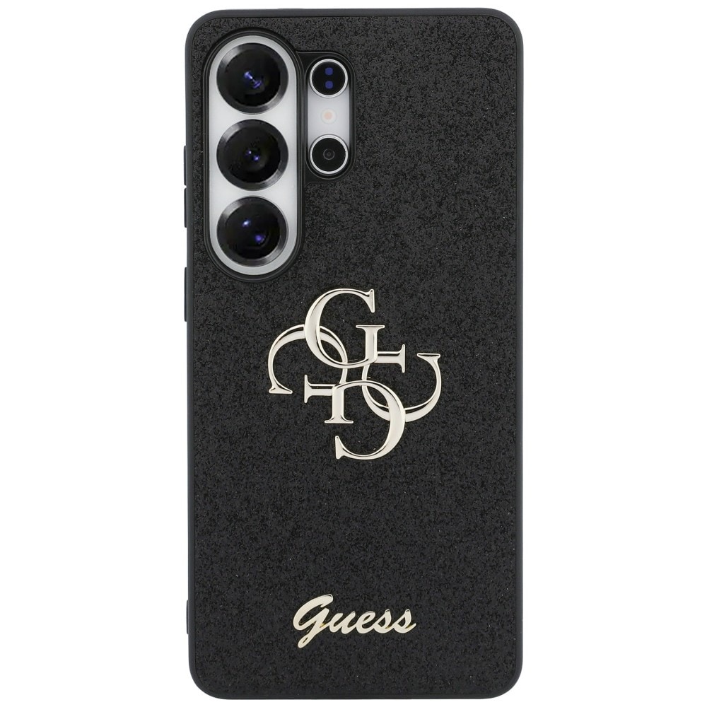 Guess Fast glitter Big 4G metallogo-deksel for Samsung Galaxy S26 Ultra - svart