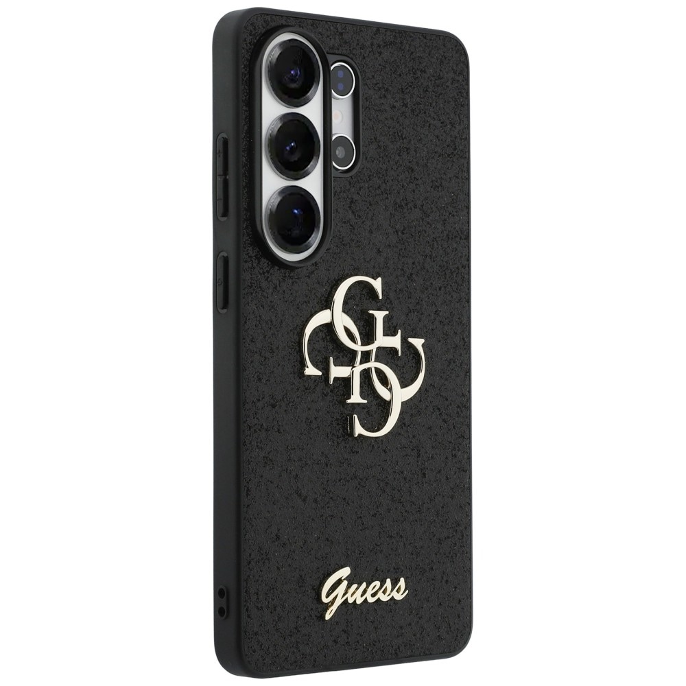 Guess Fast glitter Big 4G metallogo-deksel for Samsung Galaxy S26 Ultra - svart