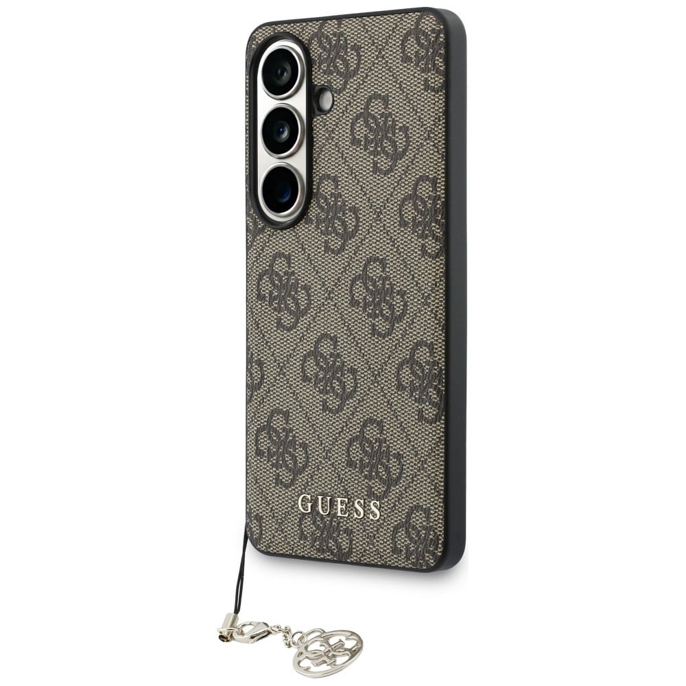 Guess 4G Classic MagSafe-etui med logosjarm til Samsung Galaxy S26 - Brun