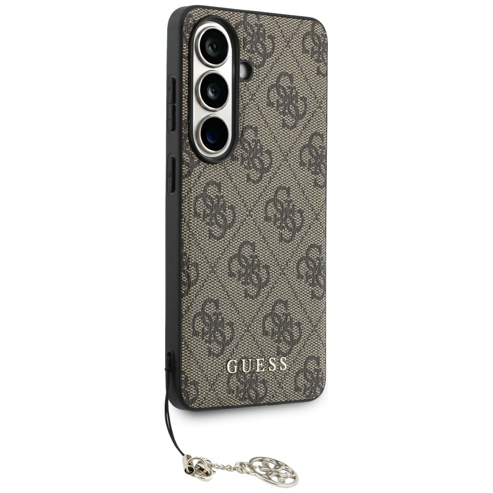 Guess 4G Classic MagSafe-etui med logosjarm til Samsung Galaxy S26 - Brun