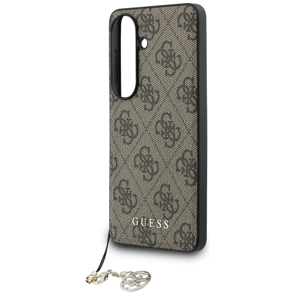 Guess 4G Classic MagSafe-etui med logosjarm til Samsung Galaxy S26 - Brun