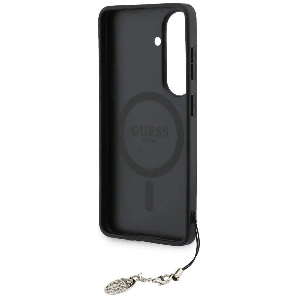 Guess 4G Classic MagSafe-etui med logosjarm til Samsung Galaxy S26 - Brun
