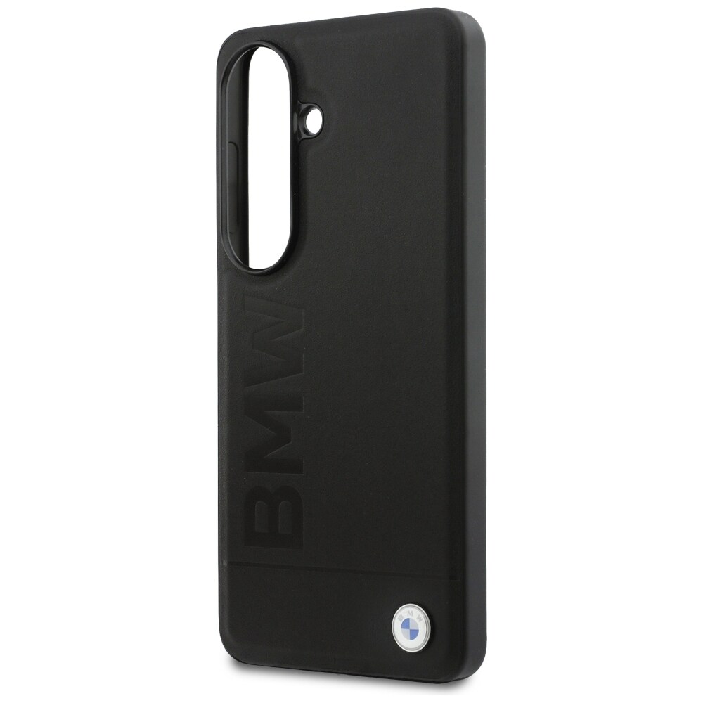 BMW MagSafe-etui i lær med varmt stempel for Samsung Galaxy S26 Plus - svart