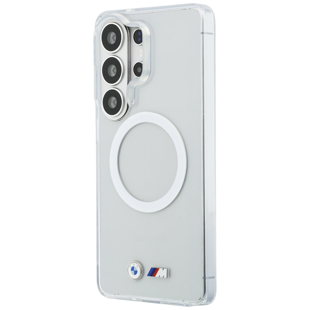 BMW IML støtsikkert MagSafe-etui med metallogo for Samsung Galaxy S26 Ultra - gjennomsiktig