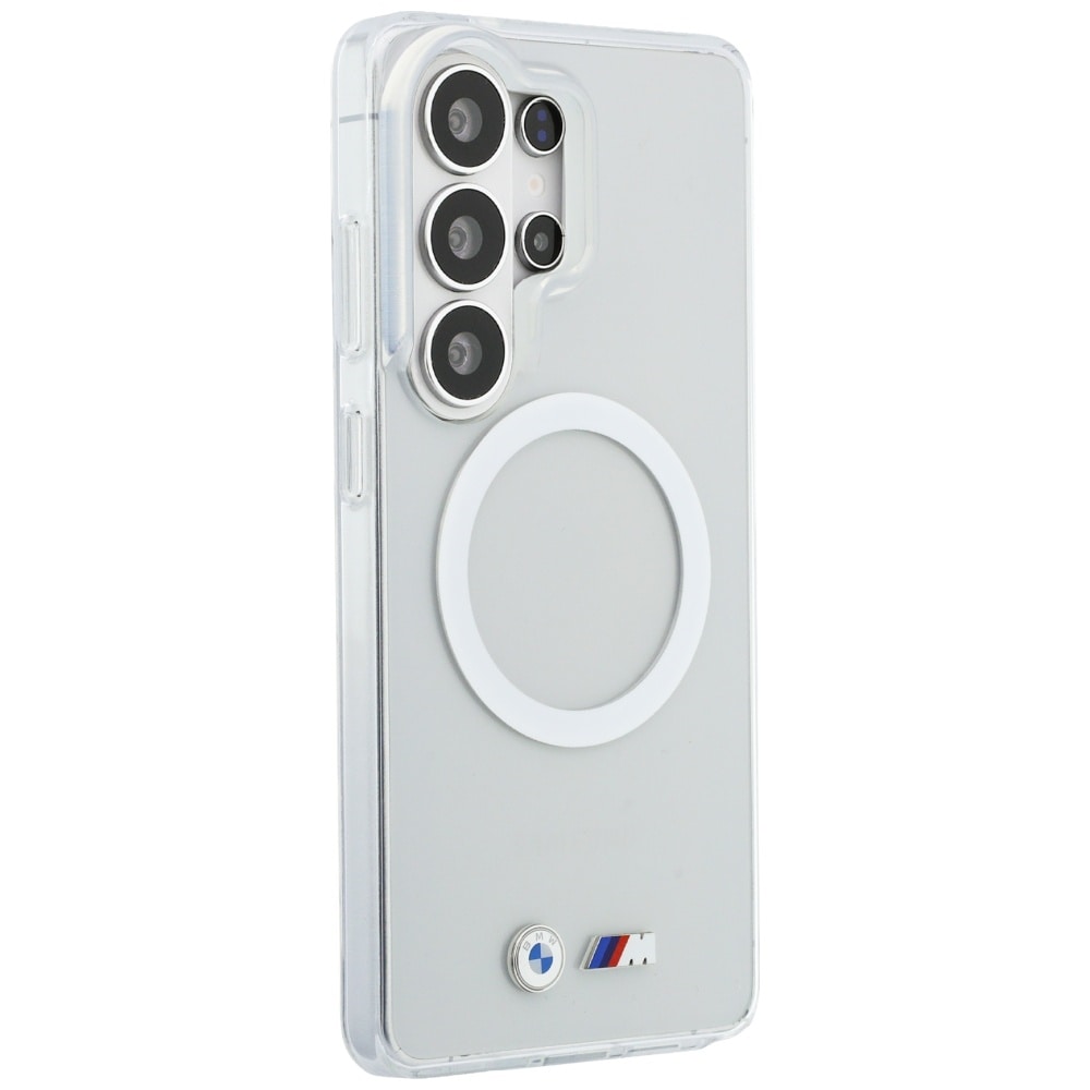 BMW IML støtsikkert MagSafe-etui med metallogo for Samsung Galaxy S26 Ultra - gjennomsiktig
