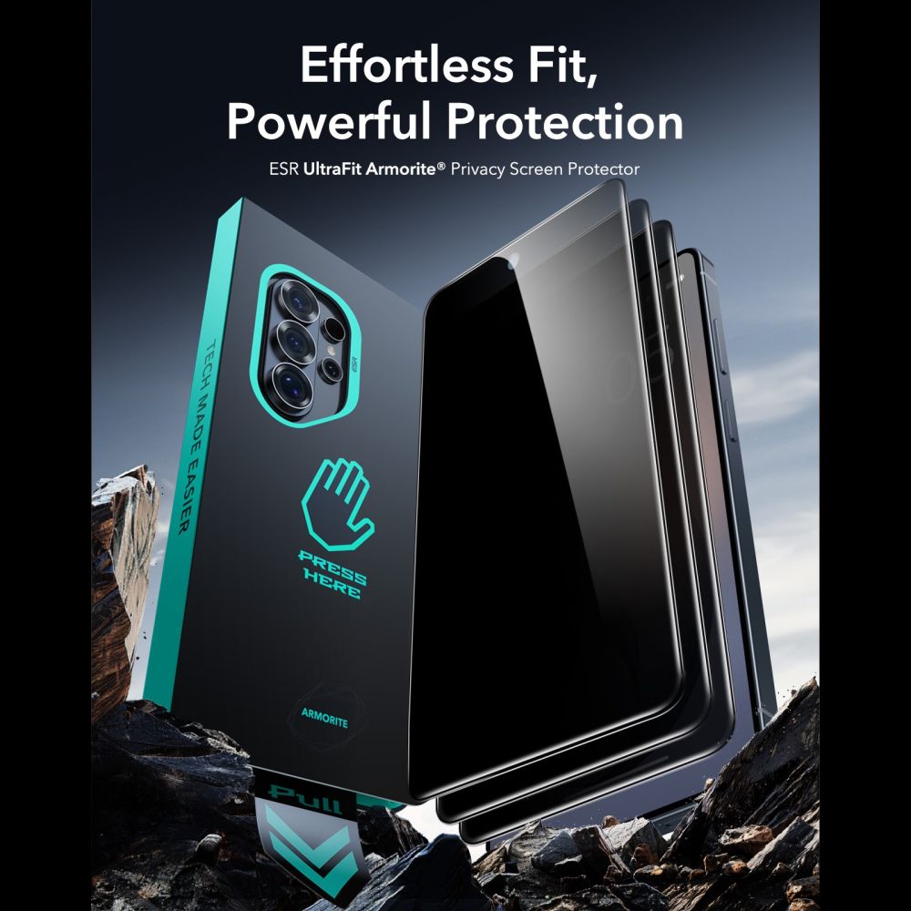 ESR UltraFit Armorite Privacy herdet glass for Samsung Galaxy S26 Ultra