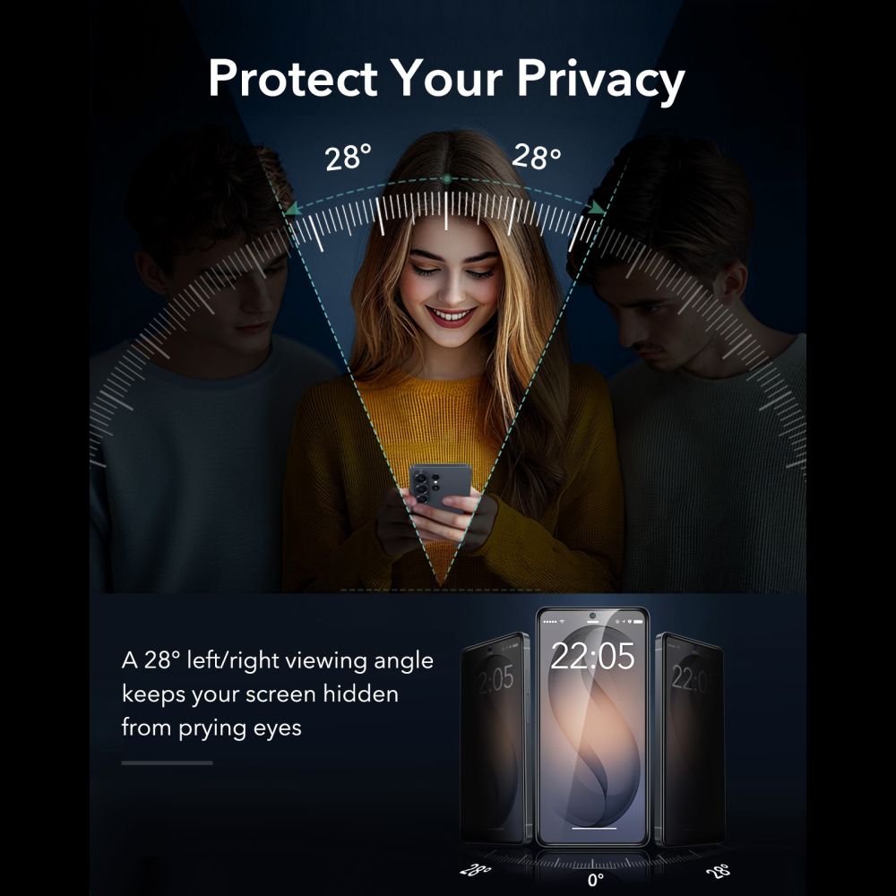 ESR UltraFit Armorite Privacy herdet glass for Samsung Galaxy S26 Ultra