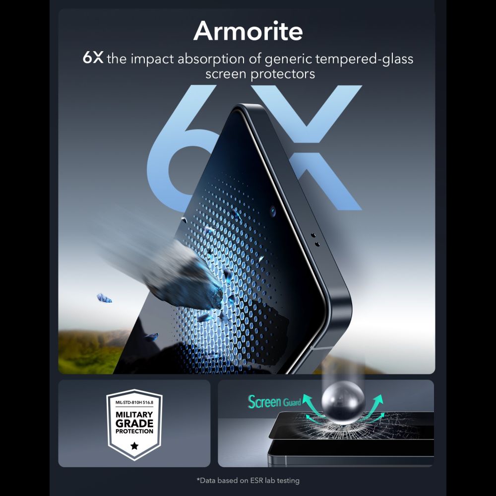 ESR UltraFit Armorite Privacy herdet glass for Samsung Galaxy S26 Ultra