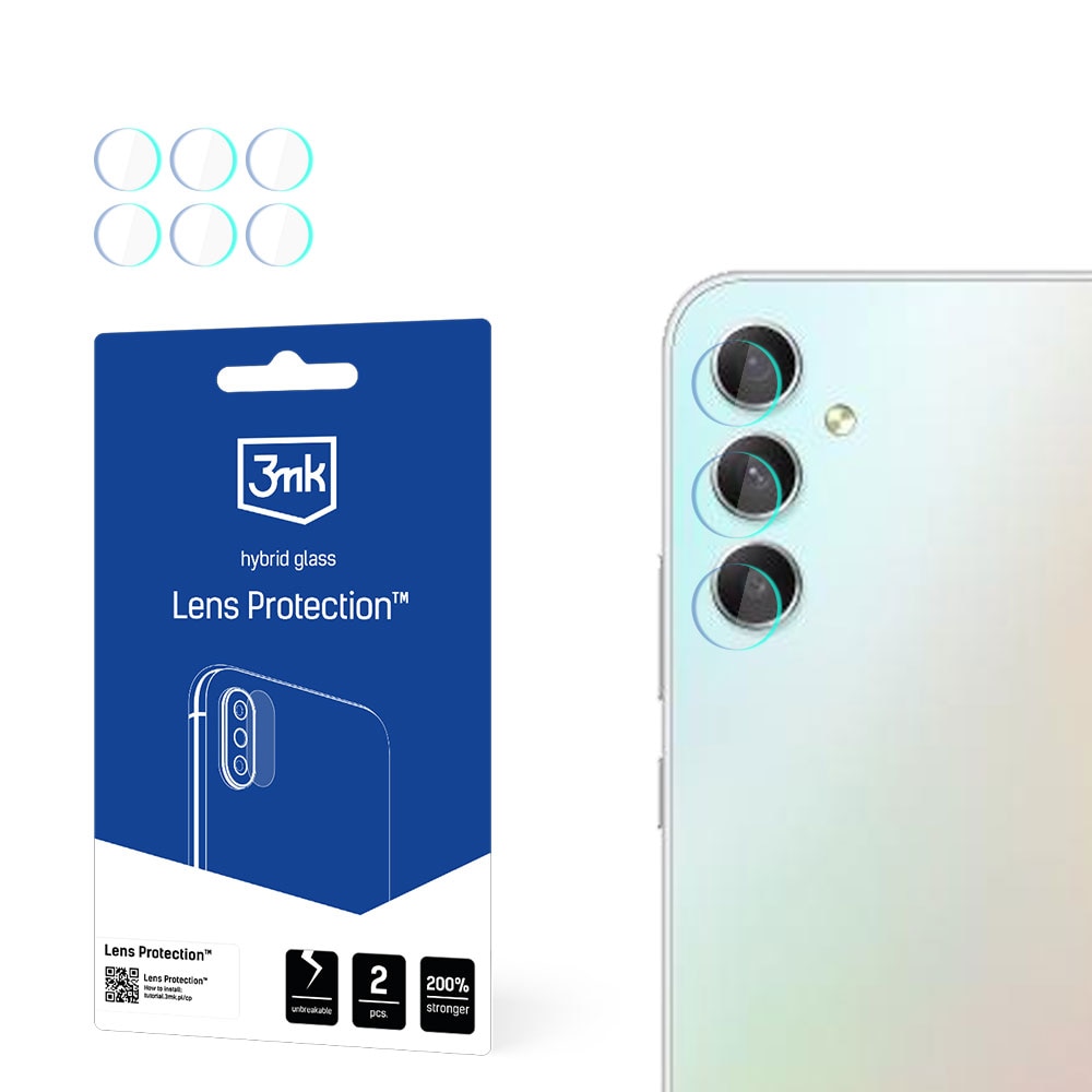 3mk Objektivbeskyttelse Hybrid Glass for kameralinsen på Samsung Galaxy A34 5G