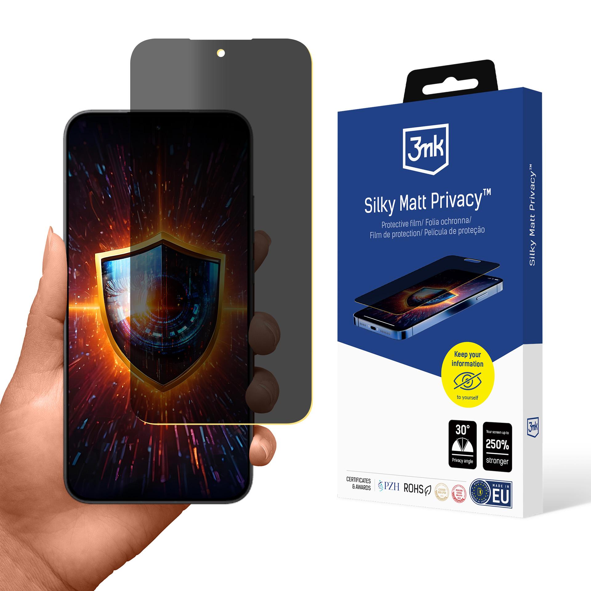 3mk Silkematt personvernbeskyttelsesfilm for Xiaomi Poco F7
