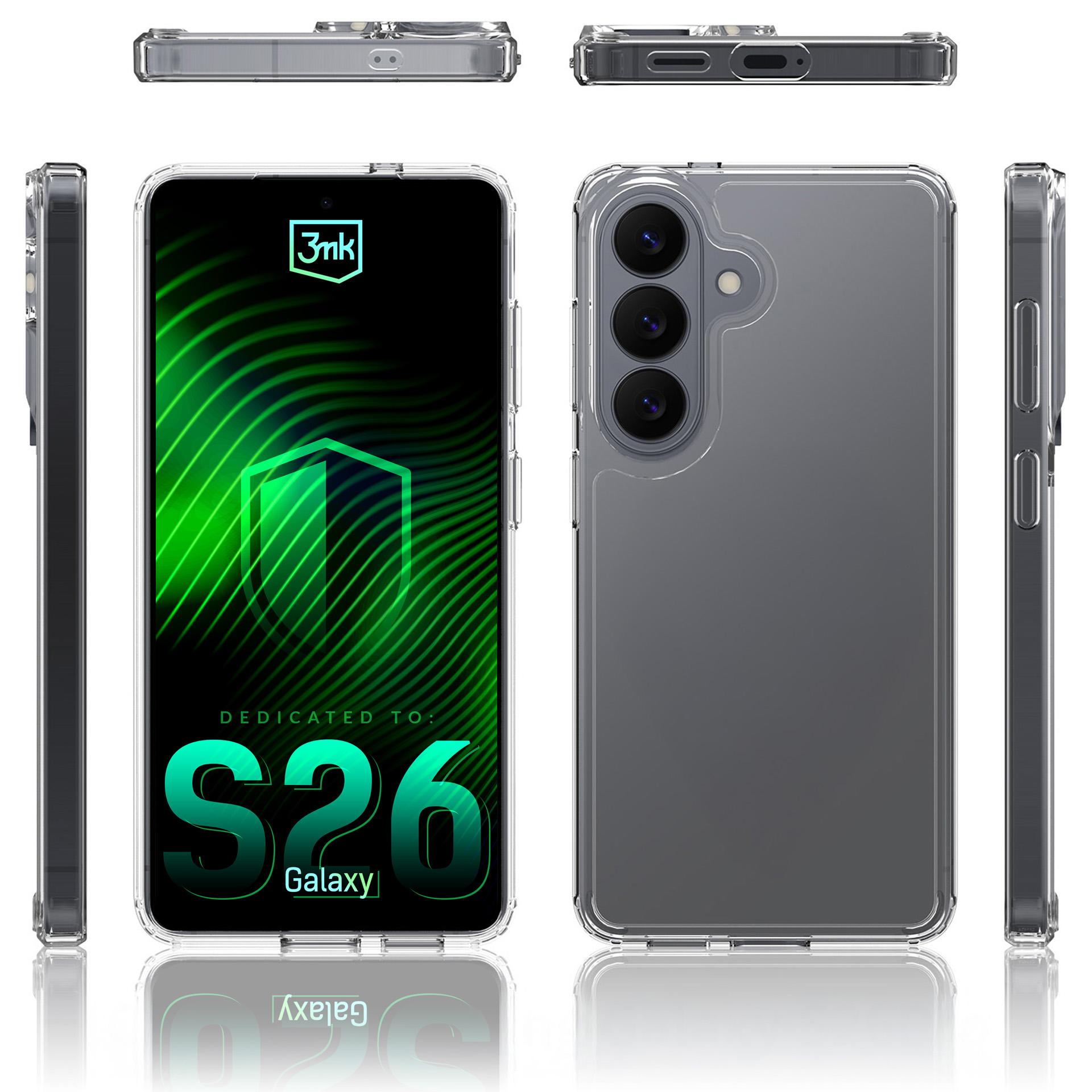 3mk panseretui for Samsung Galaxy S26 Pro - gjennomsiktig