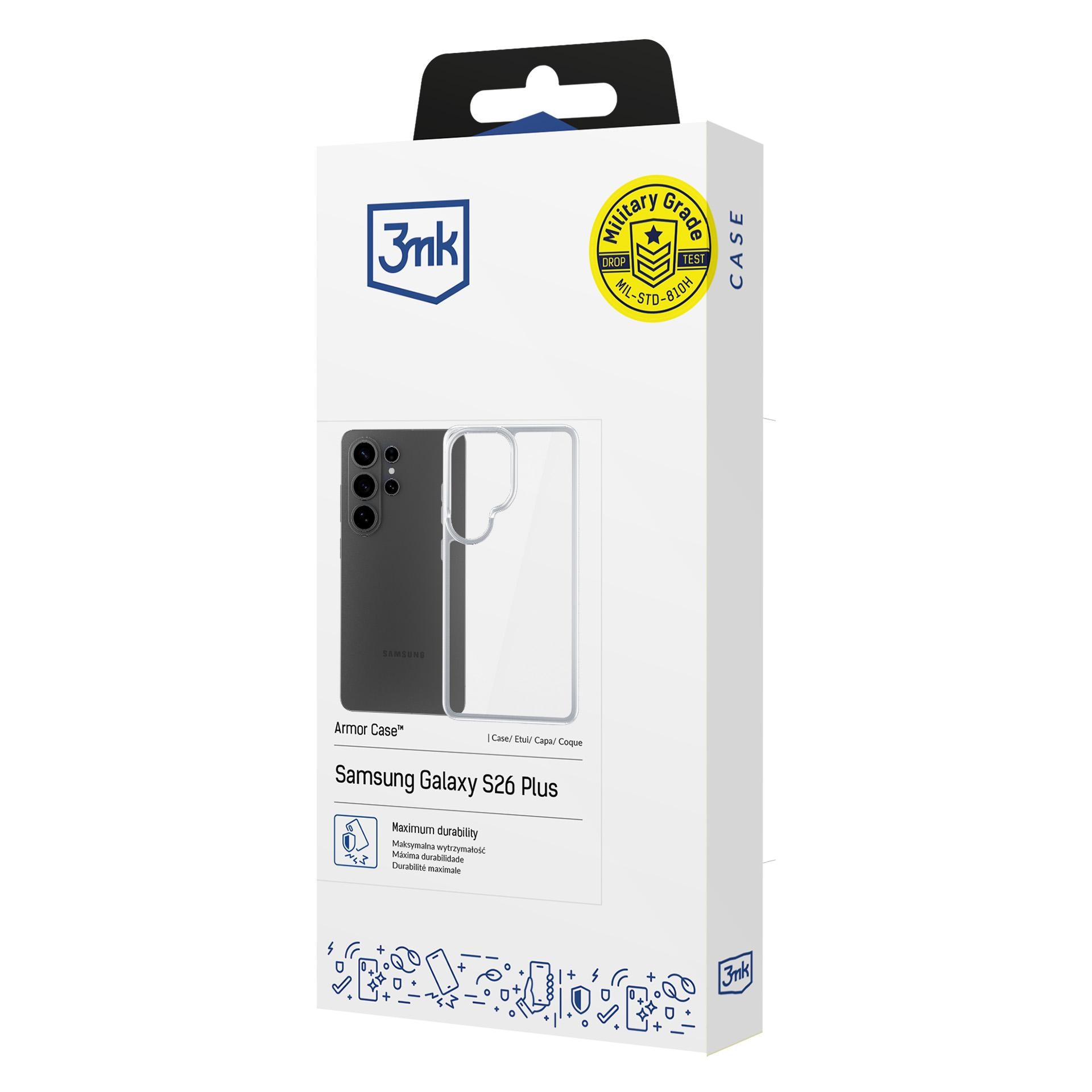 3mk panseretui for Samsung Galaxy S26 Ultra - gjennomsiktig