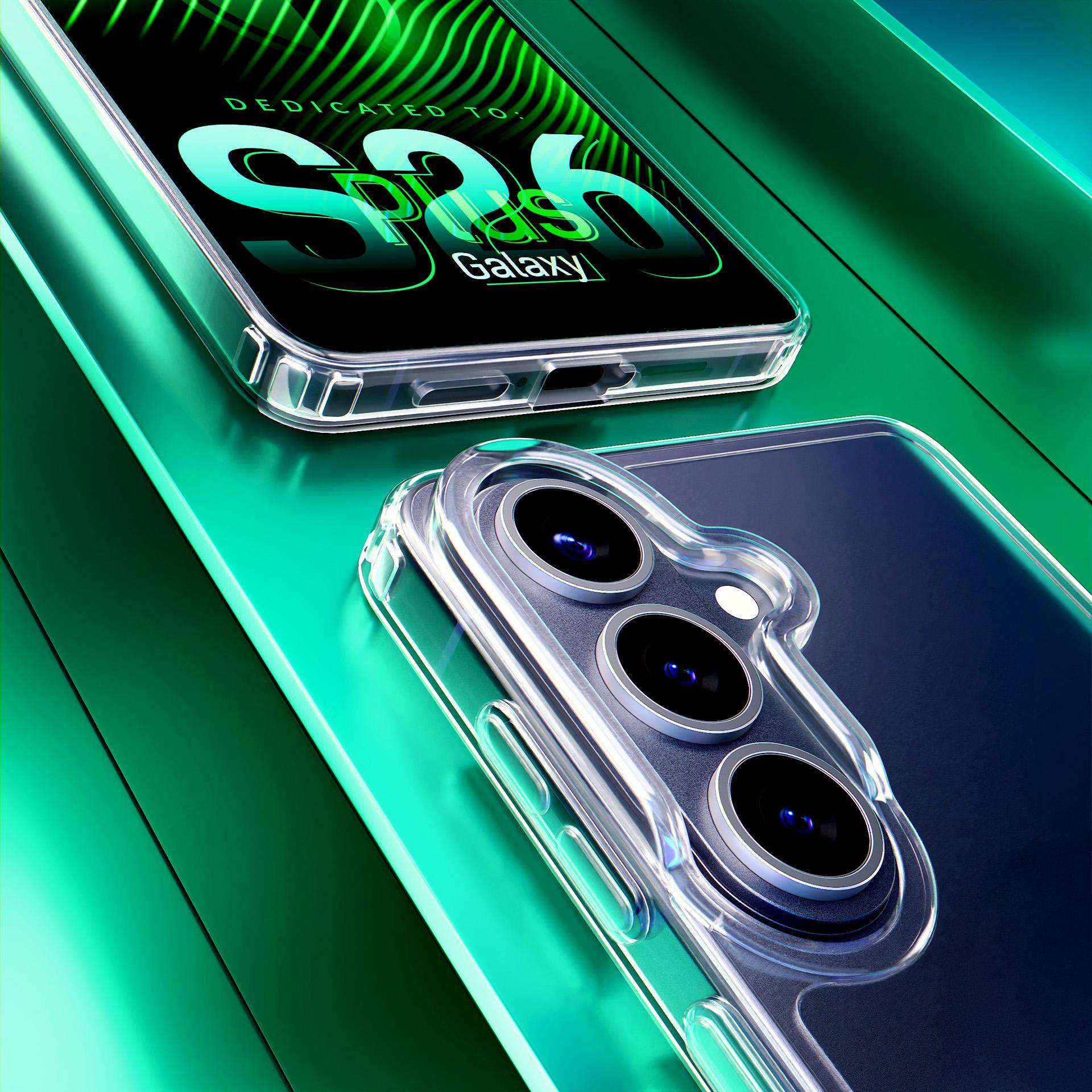 3mk panseretui for Samsung Galaxy S26+ - gjennomsiktig