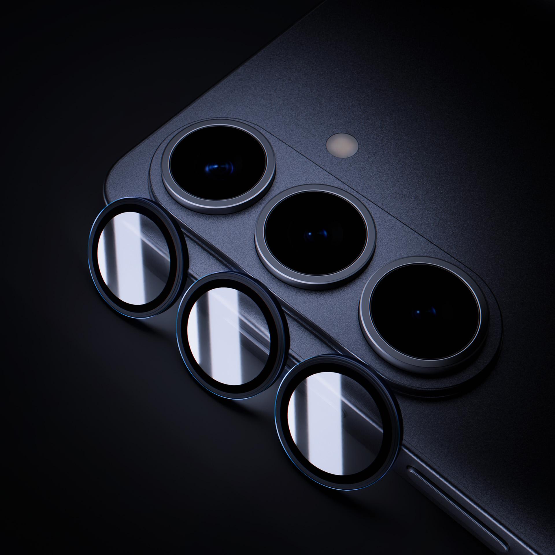 3mk Lens Protection Pro Black Hybrid Glass for kameralinsen på Samsung Galaxy S26 Pro