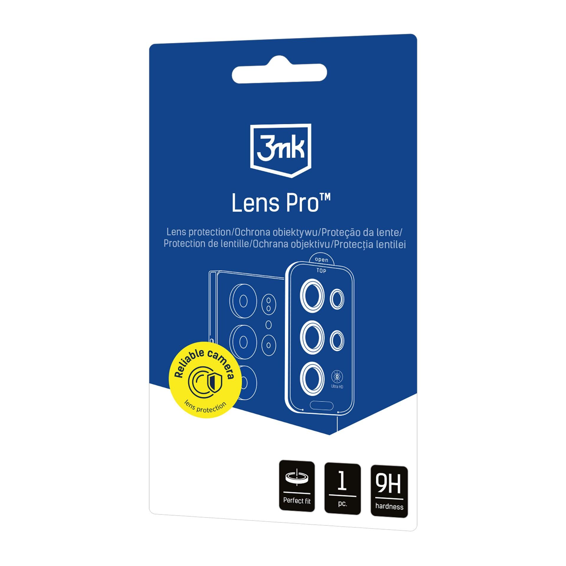 3mk Lens Protection Pro Black Hybrid Glass for kameralinsen på Samsung Galaxy S26 Pro