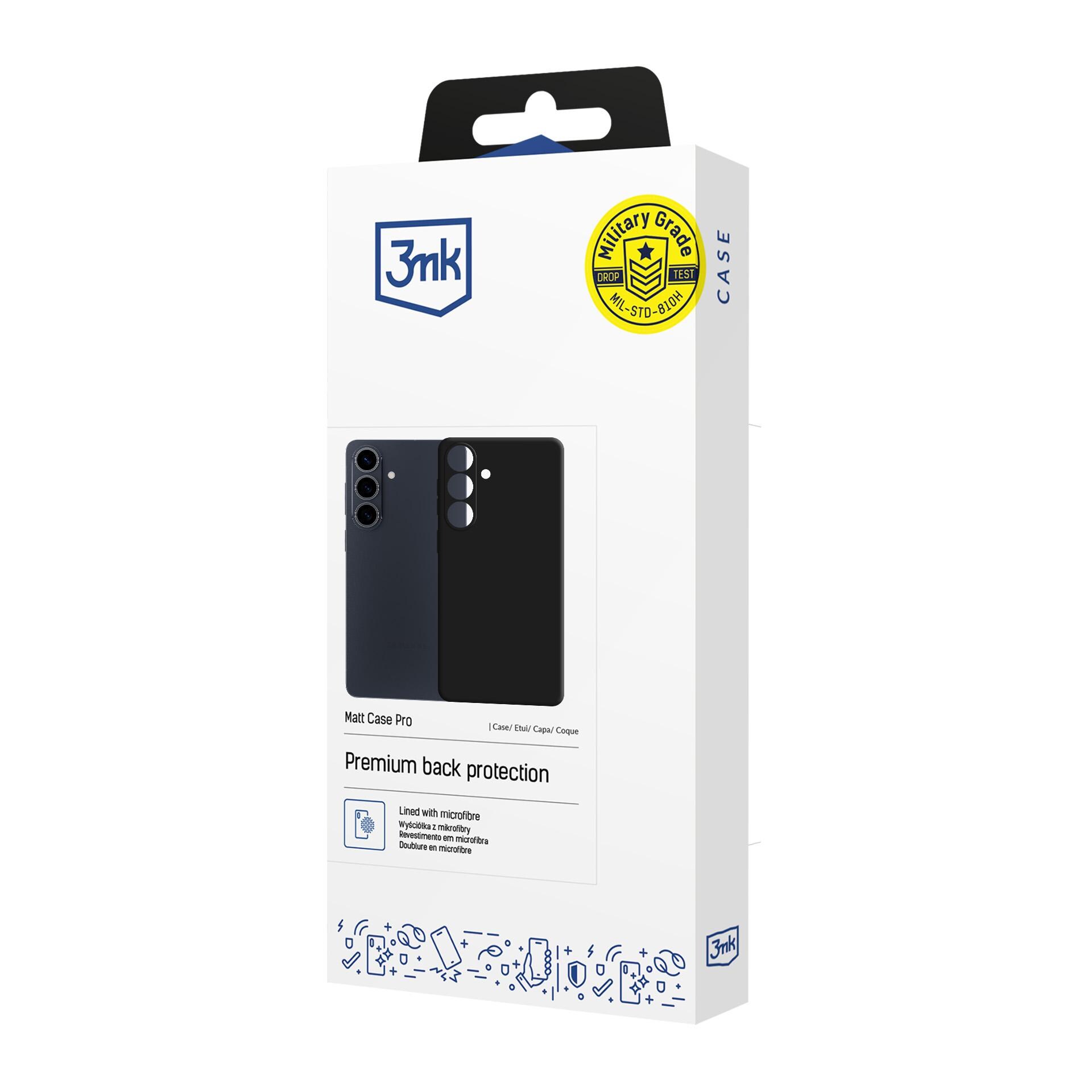 3mk Matt Case Pro for Samsung Galaxy S26 Pro - Matt svart