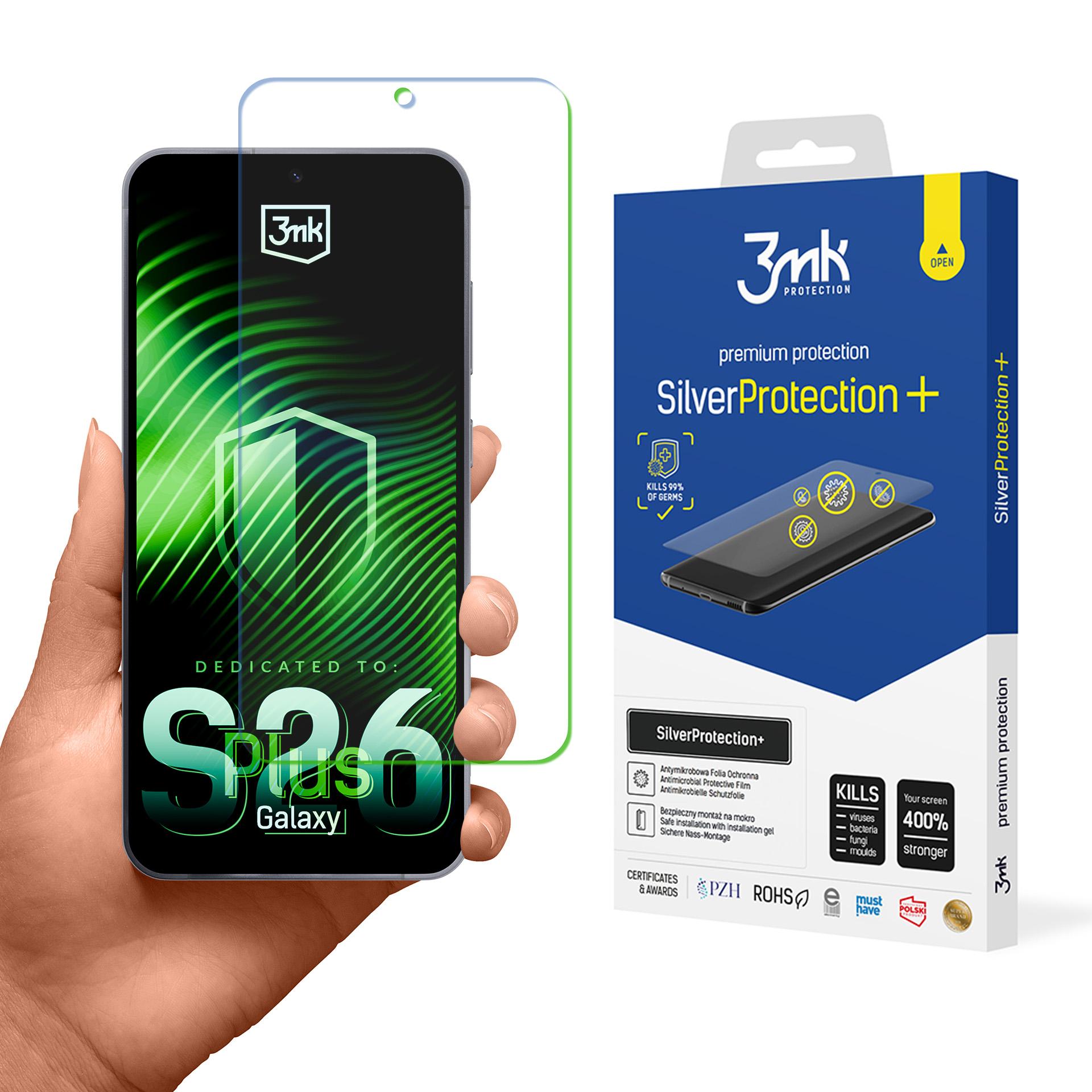 3mk SilverProtection+ beskyttelsesfilm for Samsung Galaxy S26+