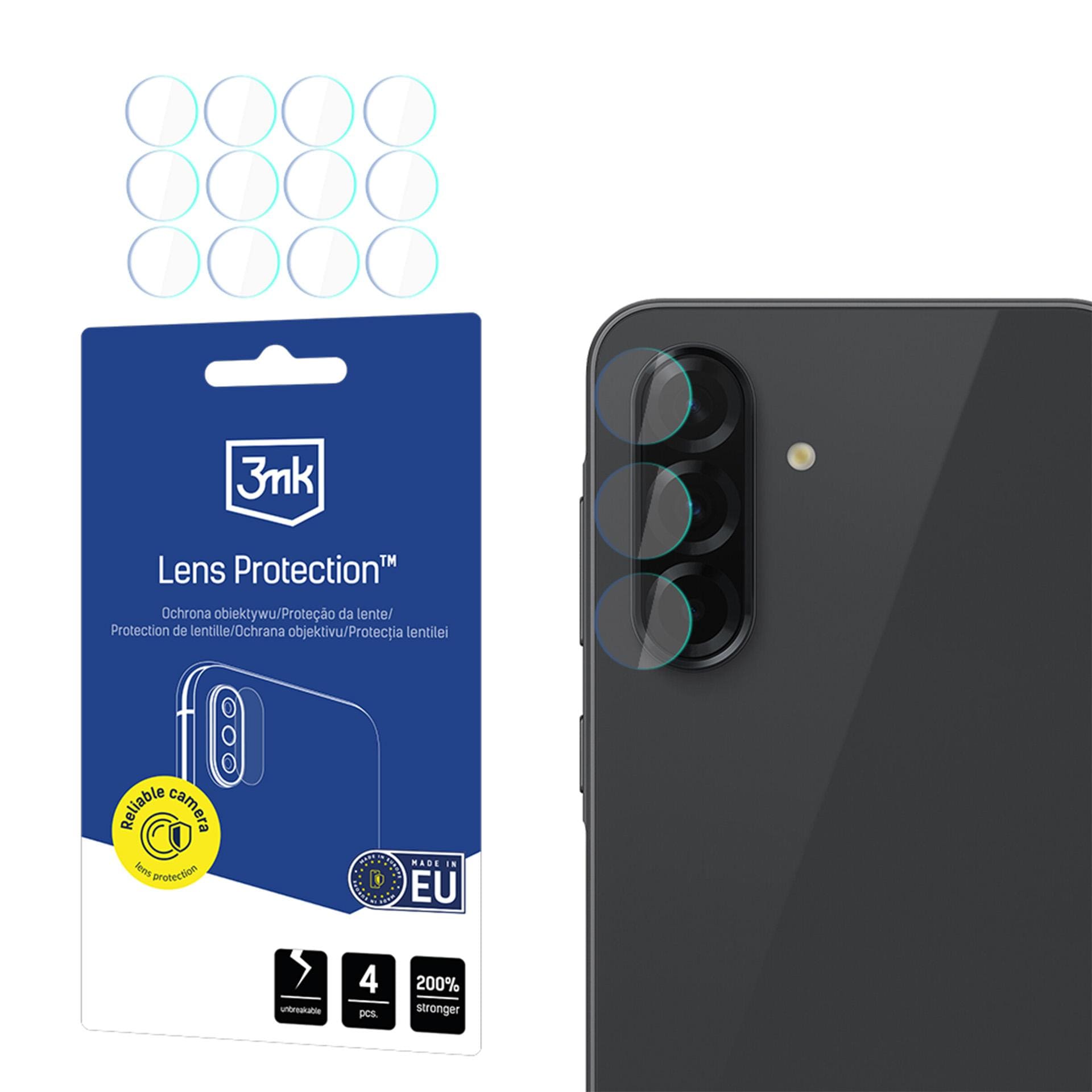 3mk Objektivbeskyttelse Hybrid kameralinseglass for Samsung Galaxy A37 / A57