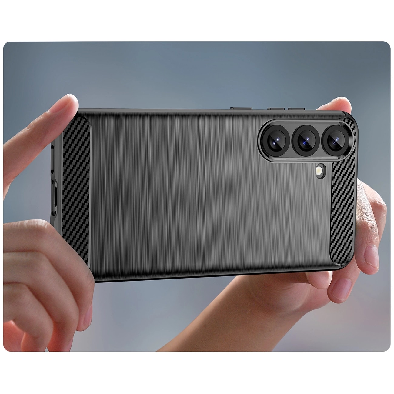 Karbonveske for Samsung Galaxy S26 Ultra - Svart