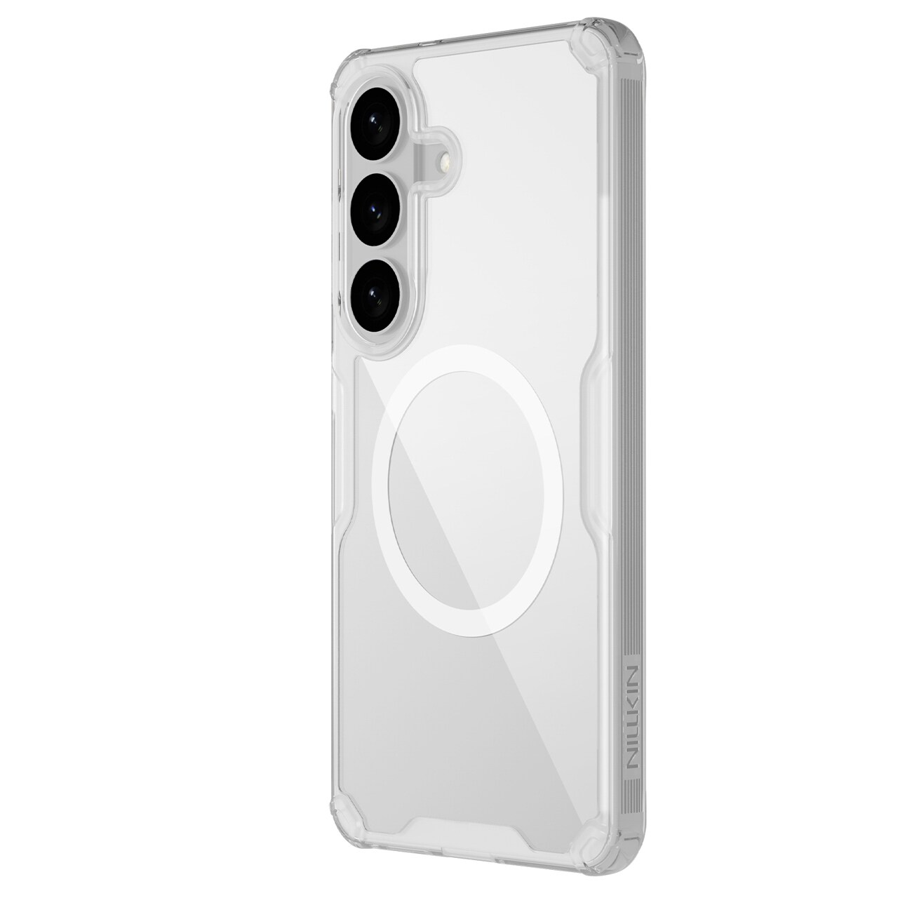 Nillkin Nature TPU Pro-etui kompatibelt med MagSafe for Samsung Galaxy S26+ - Hvit
