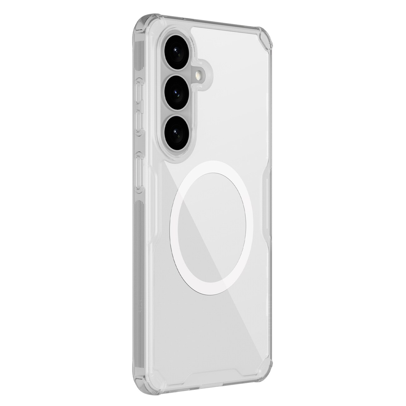 Nillkin Nature TPU Pro-etui kompatibelt med MagSafe for Samsung Galaxy S26+ - Hvit