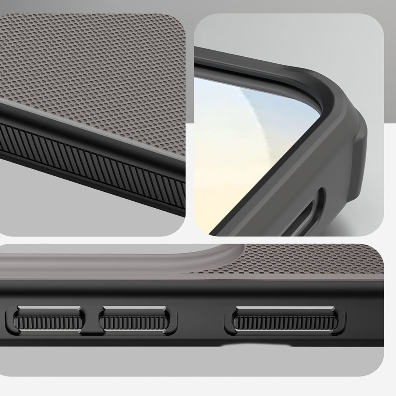 Nillkin Super Frosted Shield Pro-etui for Samsung Galaxy S26+ - Gjennomsiktig svart
