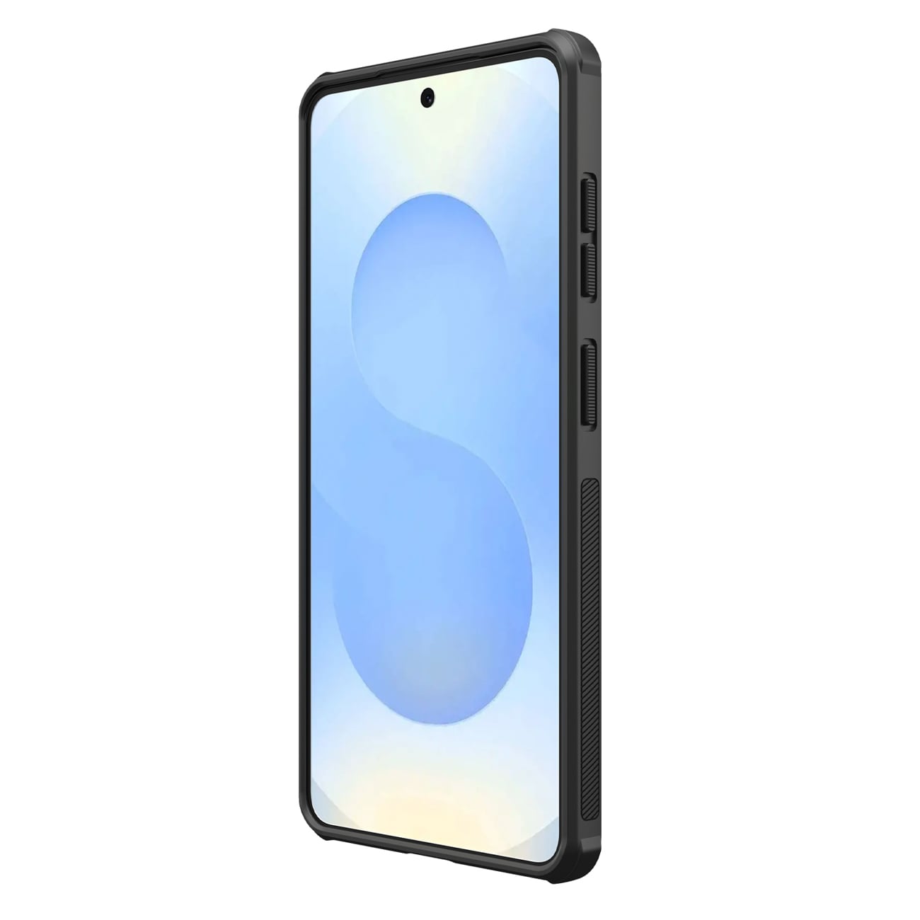 Nillkin Super Frosted Shield Pro-etui for Samsung Galaxy S26+ - Gjennomsiktig svart