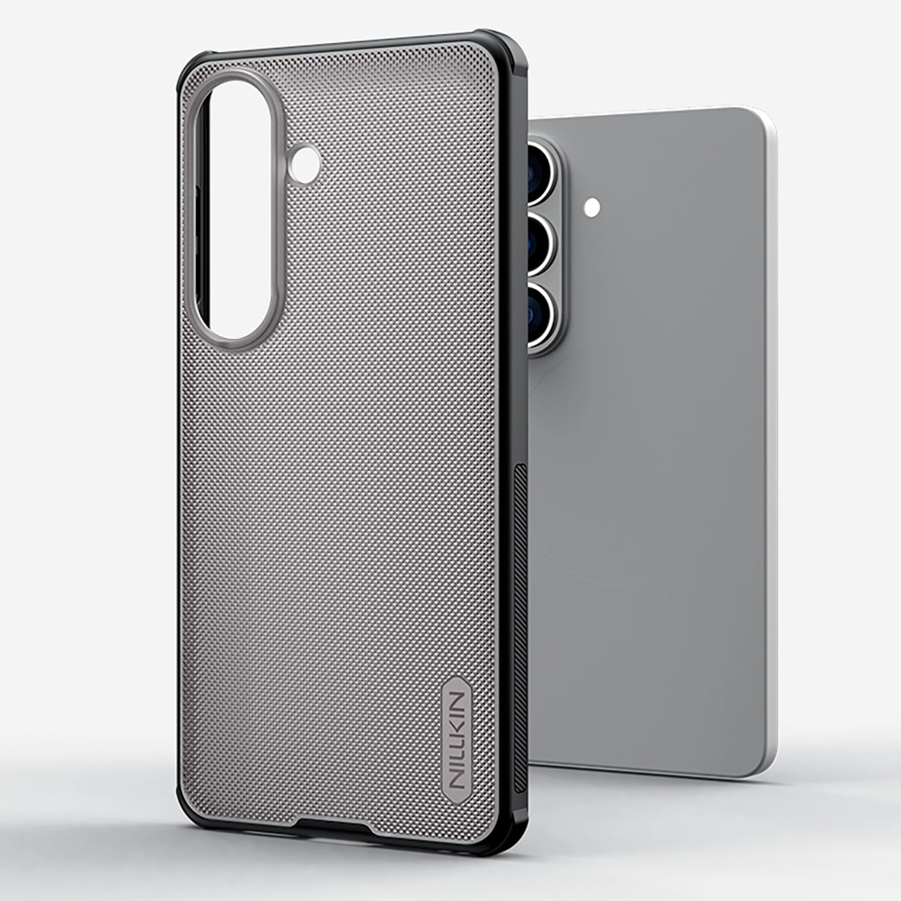 Nillkin Super Frosted Shield Pro-etui for Samsung Galaxy S26+ - Gjennomsiktig svart