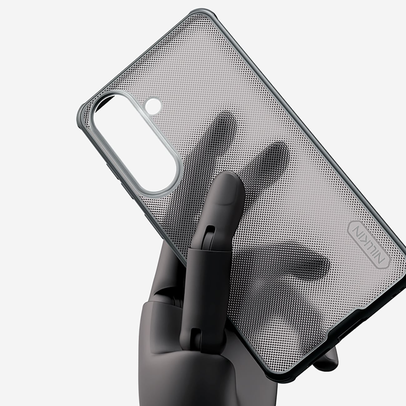 Nillkin Super Frosted Shield Pro-etui for Samsung Galaxy S26+ - Gjennomsiktig svart
