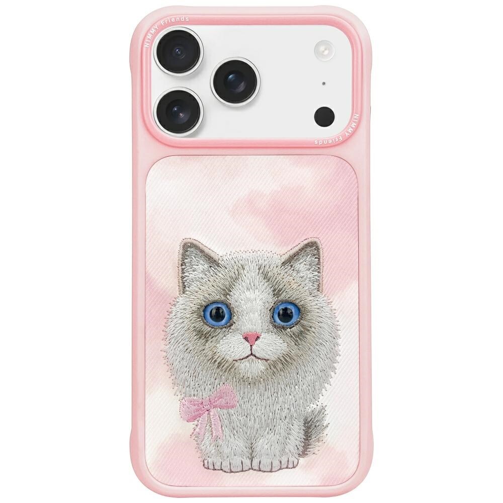 Nimmy Big Eyed Pet 2.0 katteveske for iPhone 17 - Rosa