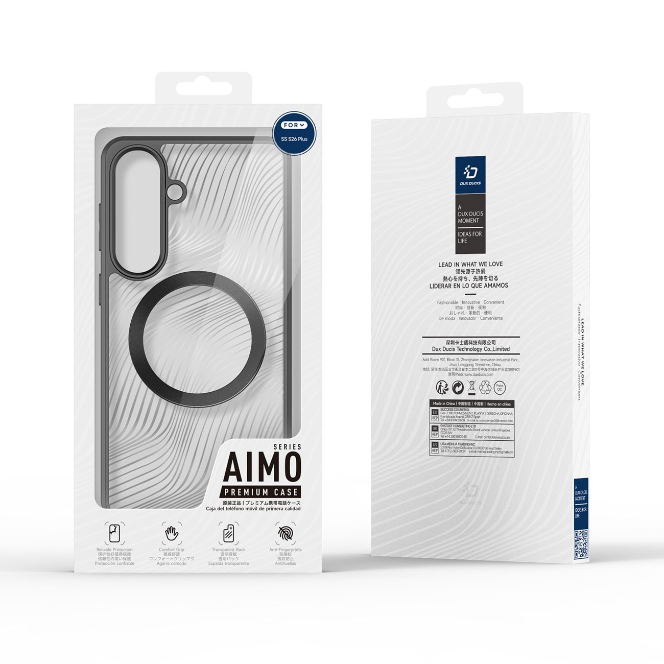Dux Ducis Aimo Mag-etui for Samsung S26 Plus Kompatibel med MagSafe - Svart