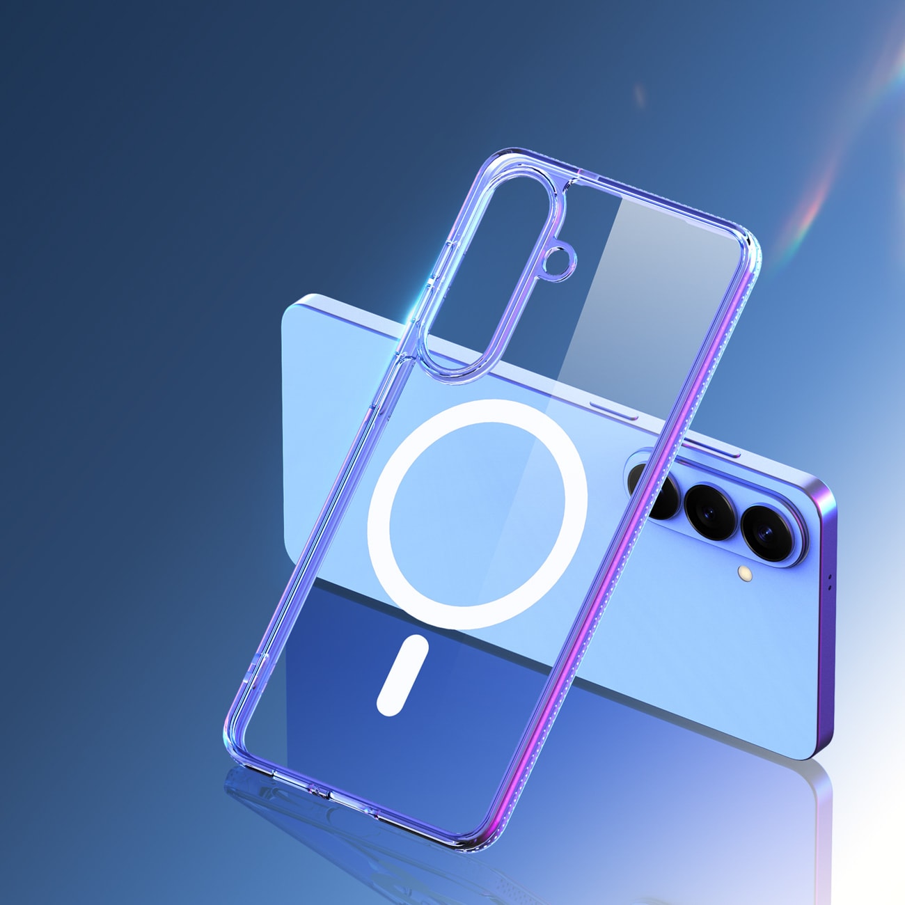 Dux Ducis Clin Mag-etui kompatibelt med MagSafe for Samsung S26 - gjennomsiktig