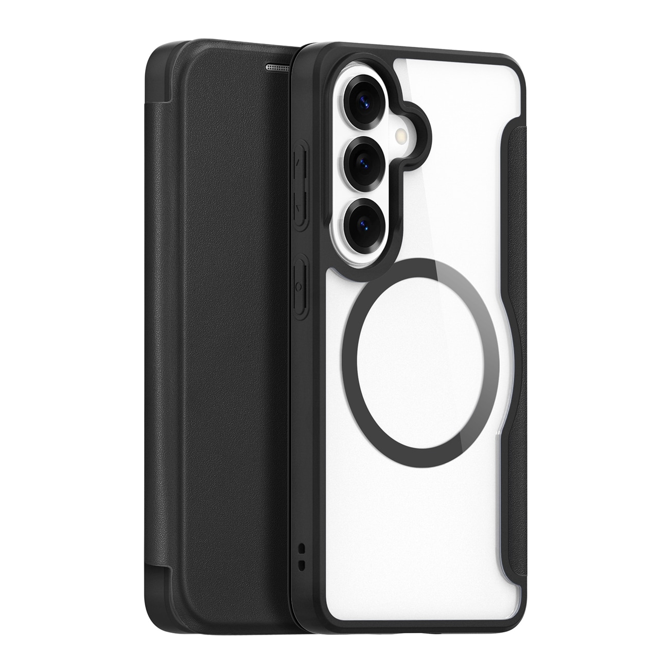 Dux Ducis Skin X Pro MagSafe-kompatibelt lommebokveske for Samsung Galaxy S26+ - Svart